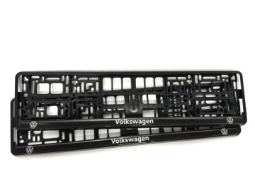 2x RAMKI RAMKA REJESTRACYJNA TABLICY ŻELOWE Volkswagen - KOMPLET 2 SZTUKI