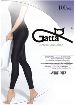 Gatta LEGGINGS CLASSIC 100 den nero roz.4