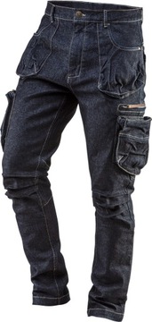 Рабочие брюки NEO JEANS, размер XL/54 DENIM, длина до талии.