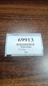 VW FOX ZADNÍ VÍKO KUFRU KUFRU LAK L041