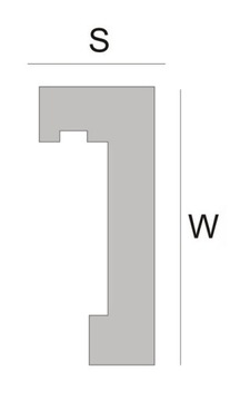 Прямая светодиодная маскирующая лента для карниза 10x4