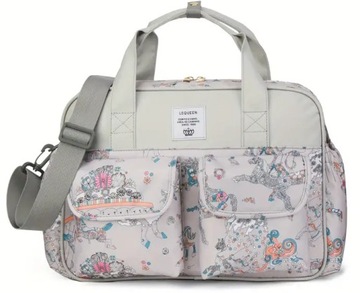 LEQUEEN TORBA ORGANIZER DO WÓZKA DLA MAMY TATY PASKI WZORY