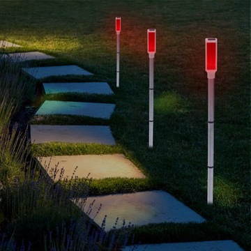 СВЕТОДИОДНЫЕ НАРУЖНЫЕ СОЛНЕЧНЫЕ СИГНАЛЬНЫЕ ЛАМПЫ 2 ШТ.