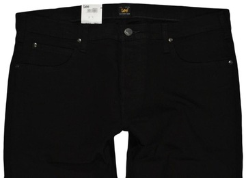 LEE spodnie jeans SLIM low black POWELL _ W28 L34