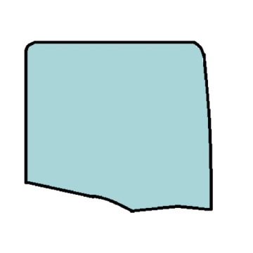 SZYBA BOCZNA W DRZWI SCANIA SERIA 4 124 144 PRAWA (0163)