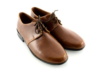 ПОЛЬСКИЕ КОРИЧНЕВЫЕ ТОРЖЕСТВЕННЫЕ ТУФЛИ, ГЛАДКИЕ 33