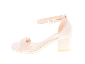 ZAMSZOWE SANDAŁKI SŁUPEK TU171 Pink r.39