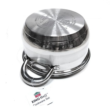 Garnki stalowe KINGHoff Silver 12 ele. KH-1098
