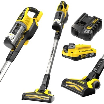 STANLEY AKUMULATOROWY ODKURZACZ RĘCZNY PIONOWY 2Ah 3w1 FATMAX SFMCVS001D1