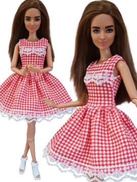 Ubranko dla lalki - Sukienka dla lalki