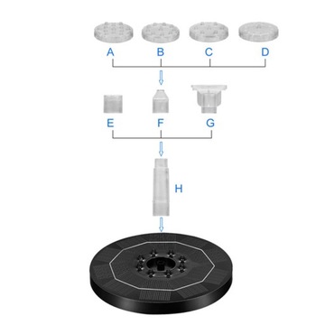 ПЛАВАЮЩИЙ ФОНТАН СОЛНЕЧНЫЙ САД ЦВЕТНОЙ RGB 1500 МАЧ
