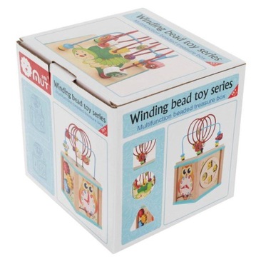 ДЕРЕВЯННЫЙ РАЗВИВАЮЩИЙ КУБИК ДЛЯ ДЕТЕЙ МОНТЕССОРИ