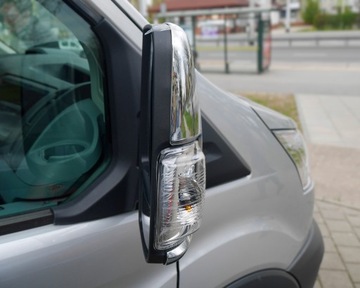 Накладки на боковые зеркала для FORD TRANSIT 2013- | АБС | хром