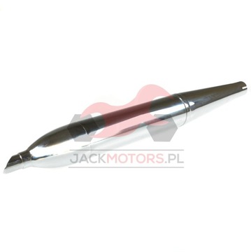 Tłumik SIMSON CHROM 490MM SR2 KR50 ORG
