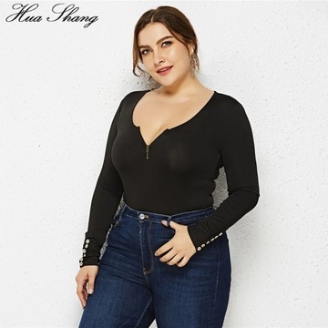 5XL 6XL Plus Size Bodycon Skinny Bodysuits Sexy Wo