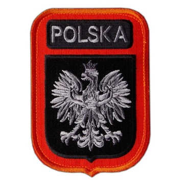 Emblemat wojskowy duży ORZEŁ POLSKA na rzepie