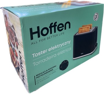 Toster Hoffen T-3203 czarny 900 W