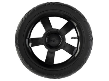 Koła kółka PIANKOWE do wózka OMEGA duże CZARNE