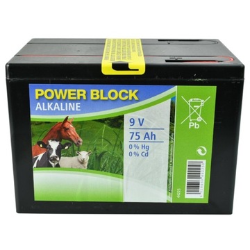 Щелочная батарейка 9В 75Ач для овчарки