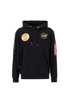 Mikina Alpha Industries Nasa Voyager Hoody Black XL