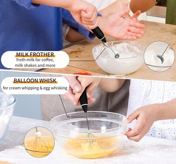 Электрический миксер 3 в 1, насадка для взбивания молока, сменные насадки для взбивания яиц