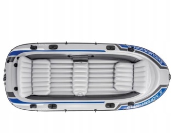 Большой туристический понтон плоскости Intex PVC Rowel 5 OS набор