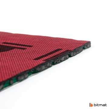 Звукоизоляционный коврик, самоклеящиеся пенопластовые гранулы с бутиловым нетканым материалом битмат.