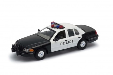 WELLY 1999 FORD CROWN VICTORIA POLICJA 1:24 NOWY