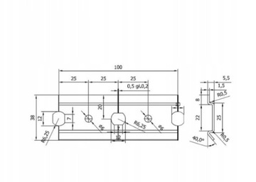 МОНТАЖНАЯ РЕЙКА ДЛЯ ПОДВЕСКИ ШКАФОВ 1MB