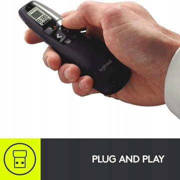 Logitech R700 Presenter, беспроводное соединение