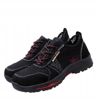LETNIE LEKKIE SPORTOWE BUTY BHP ROBOCZE PÓŁBUTY