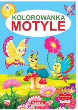 KOLOROWANKA malowanka Motyle MAR-18