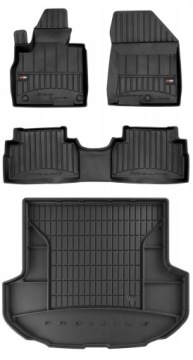 Set 3D gumové rohože Hyundai Santa Fe 4 od roku 2018