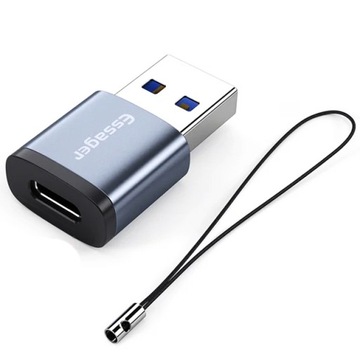 ESSAGER ADAPTER OTG PRZEJŚCIÓWKA USB-C do USB-A TYP-C 3A TRANSMISJA DANYCH