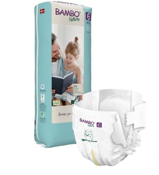 Pieluszki Eko Bambo Nature XL PLUS 6, 16+kg 20szt