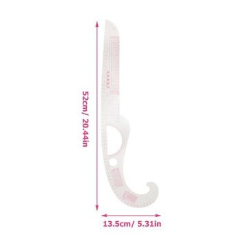 Швейная линейка, французская линейка с изгибом