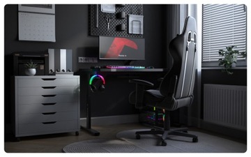 Игровой стол HUZARO Hero 2.6 Black с регулируемой высотой + PAD