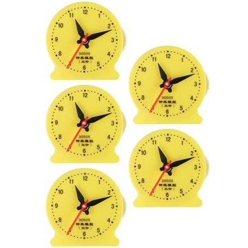 Learn To Read Time Clock Teaching Model Puzzle