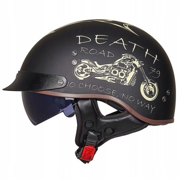 KASK MOTOCYKLOWY niemiecki ORZESZEK GXT retro XL