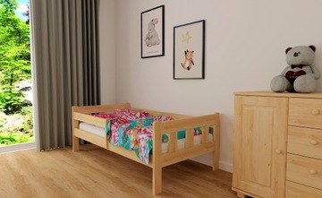 Łóżko Drewniane MAJA Sosna 80x180 + Stelaż