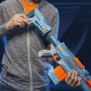 НАБОР NERF ELITE 2.0 ECHO+ЖУРНАЛ+СТРУГИ+МИШЕНЬ