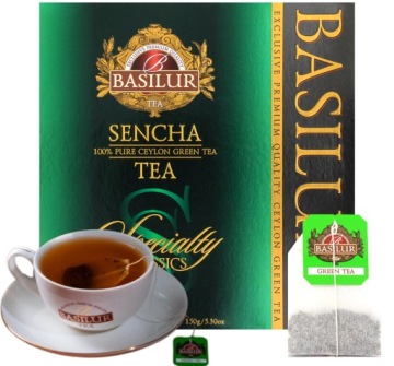 Herbata zielona Basilur Sencha Classics Ceylon - 100 x 1,5 g