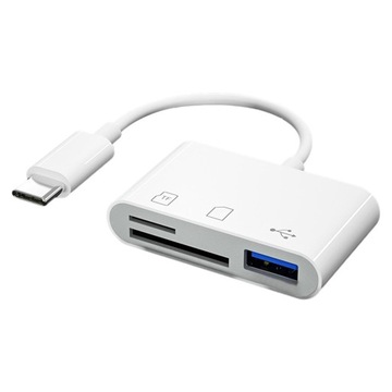 Адаптер концентратора для чтения карт SD TF типа C,