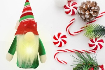 РОЖДЕСТВЕНСКАЯ ЕЛКА КУЛОН РОЖДЕСТВЕНСКОЕ УКРАШЕНИЕ Гном светодиодный украшение для рождественской елки