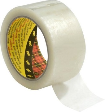 Taśma pakowa transparent. kauczuk Scotch 371 50/66