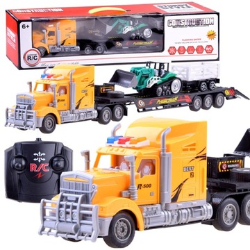ZDALNIE STEROWANY SAMOCHÓD RC AUTO ZABAWKA PREZENT TIR LAWETA TRAKTOR