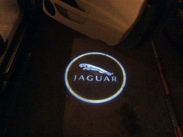 ZESTAW PROJEKTOR RZUTNIK AKCESORIA DO AUTA LED JAGUAR + GRATIS BATERIE
