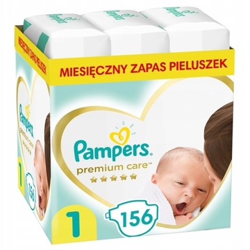 Подгузники PAMPERS Premium Care 1 (156 шт.)