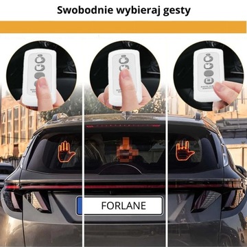 Светодиодный жест для автомобиля