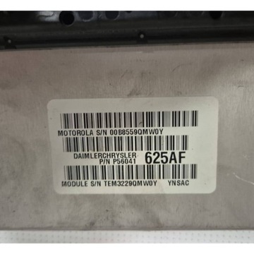 JEEP WRANGLER MODUL ŘÍZENÍ PROGRAMATOR P56041625AF